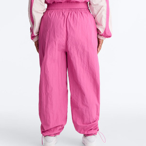 Custom Two Piece Pants With Side Stripe Women's <b>Pink</b> Color Blocked <b>Tracksuit</b> Set Full Sleeve Loose Fit Sporty All Seasons Wear - Product Image 5