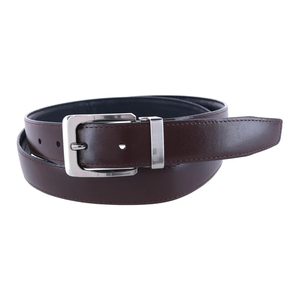 Cinturones Reversibles de Cuero Genuino Personalizados, Cinturones de Alta Calidad para Hombre, Hebilla de Aleación para Jeans de Lujo, Bordado Personalizado - Product Image 1