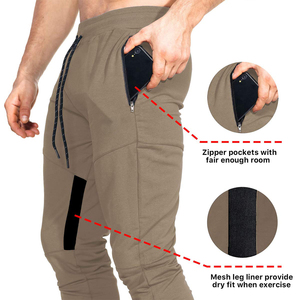 Men Solid Color Sweat <b>Pants</b> Stretch Fabric Workout Jogger <b>Pants</b> For Gym Fitness And Home Wear Sweat <b>Pants</b> for Men - Product Image 5