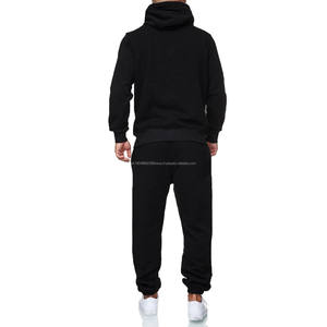 2026 New Style Custom Print Logo Blank Cotton <b>Flared</b> Men Running Tracksuits Streetwear Hoodie & Jogger Men's Set Sweatsuits 2026 - Product Image 6