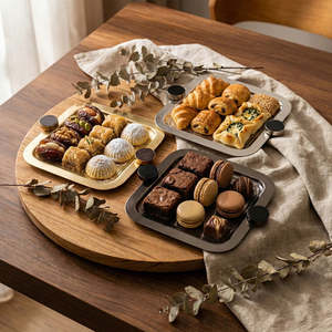 Bandeja de Servir Blanca de Lujo, Ecológica, Duradera y Pulida, para Comida, Fiestas, Reuniones, Hogar Moderno y Hotel - Product Image 5