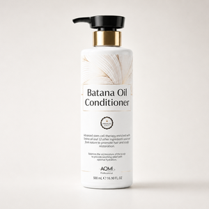 Après-shampoing à l'huile de Batana AOMI - Formule crème hydratante et anti-frisottis pour tous types de cheveux - Product Image 3