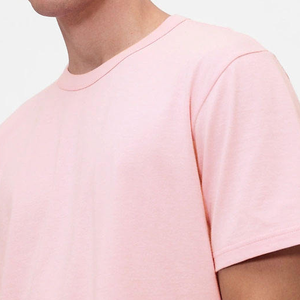 Camiseta de Cuello Redondo de Alta Calidad, 150g, 100% Algodón, Corte Ajustado, con Logotipo Personalizado, Estilo Hip-Hop Urbano para Hombre, Tejida y Ecológica - Product Image 5