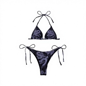 Ensemble de bikinis pour femmes Solid Traders, résistant aux plis, écologique, séchage rapide, léger, élégant, idéal pour les voyages et la plage en été - Product Image 1