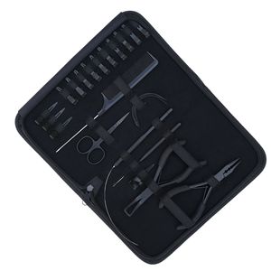 Professional Hair Extension Tools Kit Microbeads Crimping Remover Plier Hook Loop Wire Comb Needle Scissor Clips Finger Case - Product Image 6