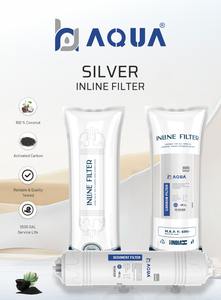 Cartucho de Filtro en Línea SILVER, Filtro en Línea de 5 Micras PP Spun + Carbón 900 IV, Conexión a Presión, 2500 Galones de Vida Útil, Repuesto para Purificador RO - Product Image 5