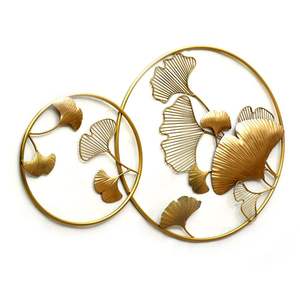 Moderno y Lujoso Juego de Arte Mural Metálico con Diseño de Rayos de Sol Dorados, Decoración de Pared Circular con Textura 3D para Sala de Estar, Dormitorio, Interiores Boho - Product Image 6