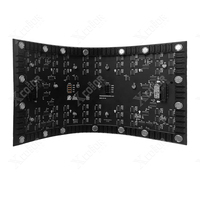 Módulo de Pantalla LED Flexible P2 para Interiores, Panel Suave Curvable a Todo Color, 2 Años de Garantía, Vida Útil de LED de 100000 Horas, Pantalla Curva