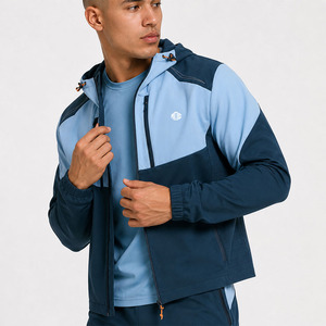Trendy Custom High Quality Embroidery Patch logo Pants Tracksuit Windbreaker <b>Lightweight</b> Nylon Patchwork Winter <b>jacket</b> for men - Product Image 6