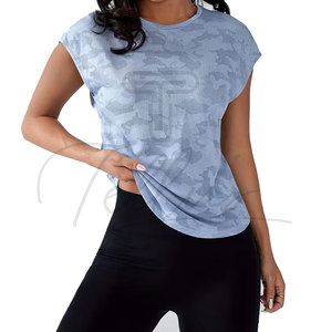 Camisetas sin mangas personalizadas de alta calidad para mujer, camisetas de yoga para verano, camisetas sin mangas para mujer, camisetas lisas para mujer - Product Image 1