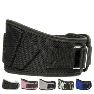 Cinturón de Levantamiento de Pesas Unisex de Neopreno Resistente, Superficie de Malla Texturizada, Contorno Segmentado, Protección Lumbar, Personalizado OEM, Venta al Por Mayor - Product Image 4