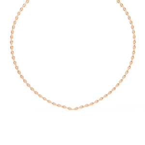 Tennis <b>Necklace</b> Pear Cut Lab Grown Diamond Accents in an Elegant Teardrop Setting <b>Necklace</b> For Woman In 10K 14K 18K Rose Gold - Product Image 3