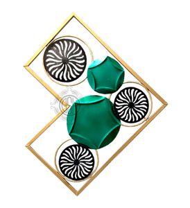 Juego de 3 Cuadros Metálicos de Hojas Grandes para Pared, Decoración de Pared de Hierro Fundido de 51 Pulgadas, Escultura Moderna para Colgar en la Pared de la Sala de Estar, Dormitorio, Comedor - Product Image 4