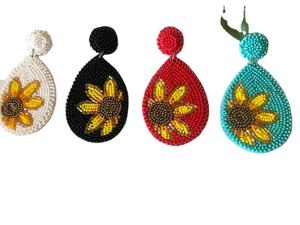 Personalizable de moda hecho a mano semilla con cuentas Cactus gota pendientes Unisex múltiples formas perla arroz pendientes - Product Image 6