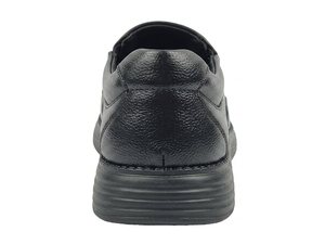 Chaussures habillées noires tendance pour hommes avec fermeture à lacets, bout rembourré, semelle intermédiaire en EVA et semelle extérieure en caoutchouc, toutes saisons, pour la marche - Product Image 4