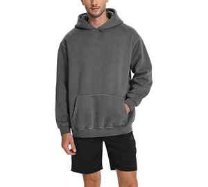 Sweat-shirts à capuche pour hommes, épais, unis, d'automne, imprimés en sérigraphie, de haute qualité, coupe classique, avec poches, coupe-vent et respirants - Product Image 1