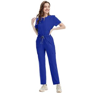 Ensemble de blouses médicales unisexe en coton avec tissu jersey fin à séchage rapide et détection des aiguilles pour médecins, infirmières et vétérinaires en milieu hospitalier - Product Image 1