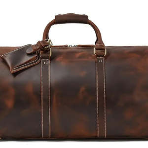 Sac de voyage en cuir de luxe, sac de week-end en cuir de vache véritable, sac de sport pour homme, sac de gym pour la vente en ligne - Product Image 5