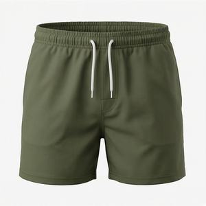 Anti Wrinkle Casual Eco Friendly Quick Dry Beachwear Swim Shorts <b>Trunks</b> <b>Men</b> Dissolving Design Solid Plain Customized Color - Product Image 1