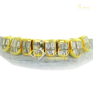 Customizable 925 <b>Silver</b> Brilliant Cut Moissanite Vintage Hip Hop Jewelry Fully Iced Unisex Gold Plated Grillz Accessory Gift IGI - Product Image 5