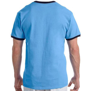 T-shirts à manches courtes élégants pour hommes, prix direct usine, vente flash, coupe confortable, pour la course à pied et la gym en extérieur - Product Image 2