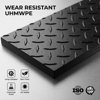 Tapis de protection du sol en HDPE 4x8 haute résistance pour équipement lourd et construction de routes temporaires - Vente en gros