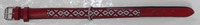 Collier pour chien en cuir OWE avec perles, design doux et rembourré, style Masai, fermeture à boucle, nettoyage à sec uniquement, luxe authentique