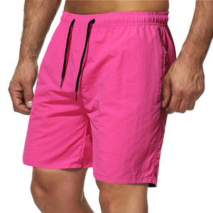 Shorts de bain et de sport pour hommes, personnalisés, de haute qualité, couleur unie, pour la course et le jogging, vente en gros - Product Image 6