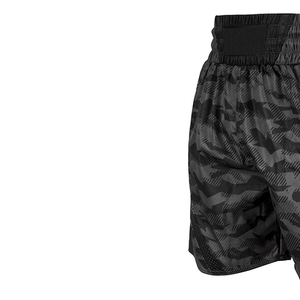 Shorts de boxe de qualité supérieure pour hommes, en polyester et coton, imprimé numérique, coupe ajustée, tissu extensible, durable, confortable et respirant - Product Image 6