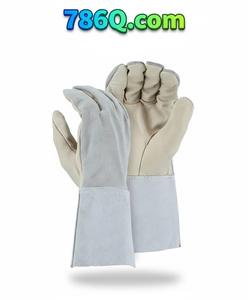 ถุงมือหนังวัวแบบแยกสำหรับช่างเชื่อมถุงมือทำงานถุงมือนิรภัยทำจากหนังสำหรับคนงาน - Product Image 1