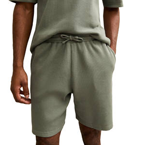 Ensemble T-shirt et short d'été 100 % coton tricoté respirant, motif tie-dye, col rond, logo personnalisable sur le devant, service OEM pour hommes - Product Image 5