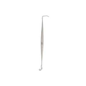 Retractor de gancho manual Senn Miller de acero inoxidable alemán con puntas afiladas y ciegas para heridas quirúrgicas de Grip Surgical - Product Image 1