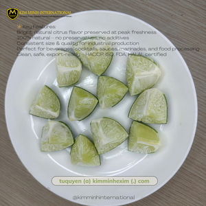 Rodajas de Limón Congeladas IQF Premium de Vietnam, Corte Entero, Verde Brillante y Aroma Fresco - Product Image 2