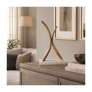 Abstract Sculpture Irregular Shape Handmade Artistic Tabletop Decor Modern Living Room <b>Decoration</b> - Product Image 1