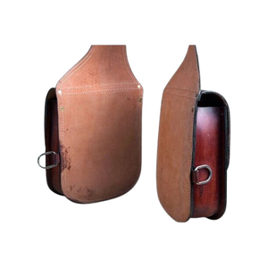 Alforjas de Cuero Estilo Western, Alforja Doble para Montar a Caballo, Alforja de Cuero Genuino Hecha a Mano de Primera Calidad para Equitación y Senderismo - Product Image 2