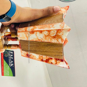 เตาเผาเครื่องหอมบาคูร์ทำจากไม้เรซินคุณภาพสูง งานแฮนด์เมด ดีไซน์ธรรมชาติ สำหรับการสวดมนต์แบบดั้งเดิม โยคะ สปา และการใช้งานในชีวิตประจำวันเพื่อความสงบสุข - Product Image 1