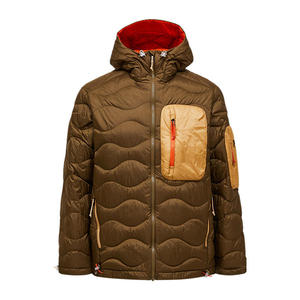 Blouson matelassé léger et imperméable pour homme Triveers, style urbain, avec fermeture éclair et capuche, en polyester - Product Image 1