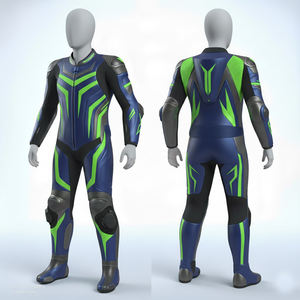 Traje de carreras de karts transpirable para adultos y niños, trajes cómodos para niños, chaquetas de cuero genuino para motocicleta - Product Image 6