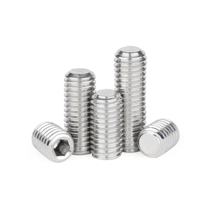 J&Gong 304 Stainless Steel Socket Head Set <b>Screws</b> M3 M4 M5 M6 M8 M10 M12L <b>Flat</b> End - Product Image 3