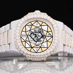 Reloj de Buceo Unisex Automático Personalizado con Logotipo, Cristal de Zafiro, Acero Inoxidable 304L, Diamantes VVS 5A y Moissanita - Product Image 1