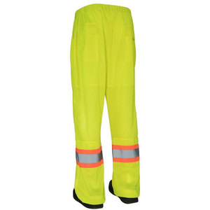 Custom Breathable Flame-Retardant Quick Dry Polyester Hi Vis Green Safety <b>Work</b> <b>Cargo</b> <b>Pants</b> Needle Detection for Men Women - Product Image 2