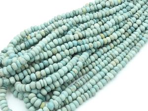 Mexican <b>Turquoise</b> <b>Bead</b>-Smooth Polished-Handmade Irregular Shape <b>Bead</b>-16Inch Strand-Third Party Certified-For Making Stone - Product Image 3