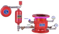 Valve d'alarme de déluge de lutte contre l'incendie durable de haute qualité rouge en laiton