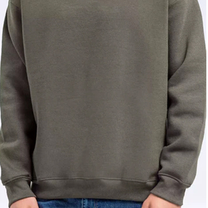 Sudadera de cuello redondo 100% algodón, estilo streetwear, lavada, 200 g/m², con logo personalizado, estilo vintage, transpirable para hombre. - Product Image 3