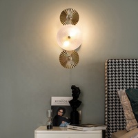 Nordique postmoderne couloir TV fond applique Simple personnalité Style nordique chambre lampe de chevet salon applique murale