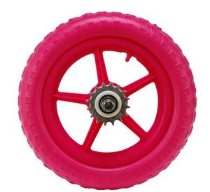 Best Selling <b>EVA</b> Foam Road Bicycles Tubeless Tire Puncture-Proof Eco-Friendly Tricolor Solid Spoke Plastic Rim Kids Balance - Product Image 1