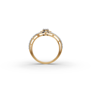 Anillo de Compromiso con Diamante Cultivado en Laboratorio en Forma de Lágrima - Product Image 2