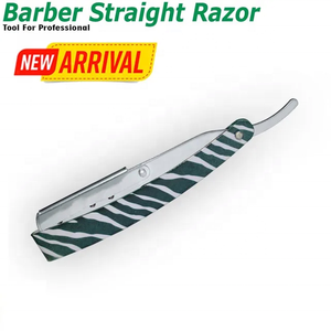 Premium Quality Straight Edge <b>Barber</b> Razor Stainless Steel Blade Wooden Handle Manual Razors Beard <b>Shaver</b> for Men Customized - Product Image 6