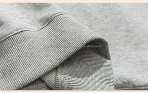 Vente directe d'usine, sweat-shirt pour homme de haute qualité, épaules tombantes, cordons, surdimensionné, fermeture éclair, couleur unie, sweat-shirt pour homme, hip-hop - Product Image 3