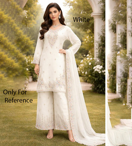 Beautiful Sequence Work Sharara <b>Top</b> for Parties <b>Indian</b> & Pakistani Clothing Heavy Crunchy With Beads Embroidery Sequence Work - Product Image 1